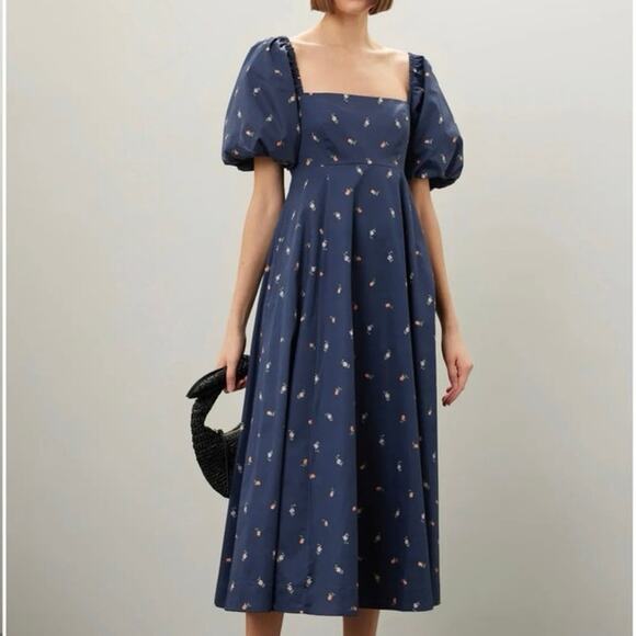 Hill House Dresses & Skirts - Hill House Home Matilda blue floral Dress Small